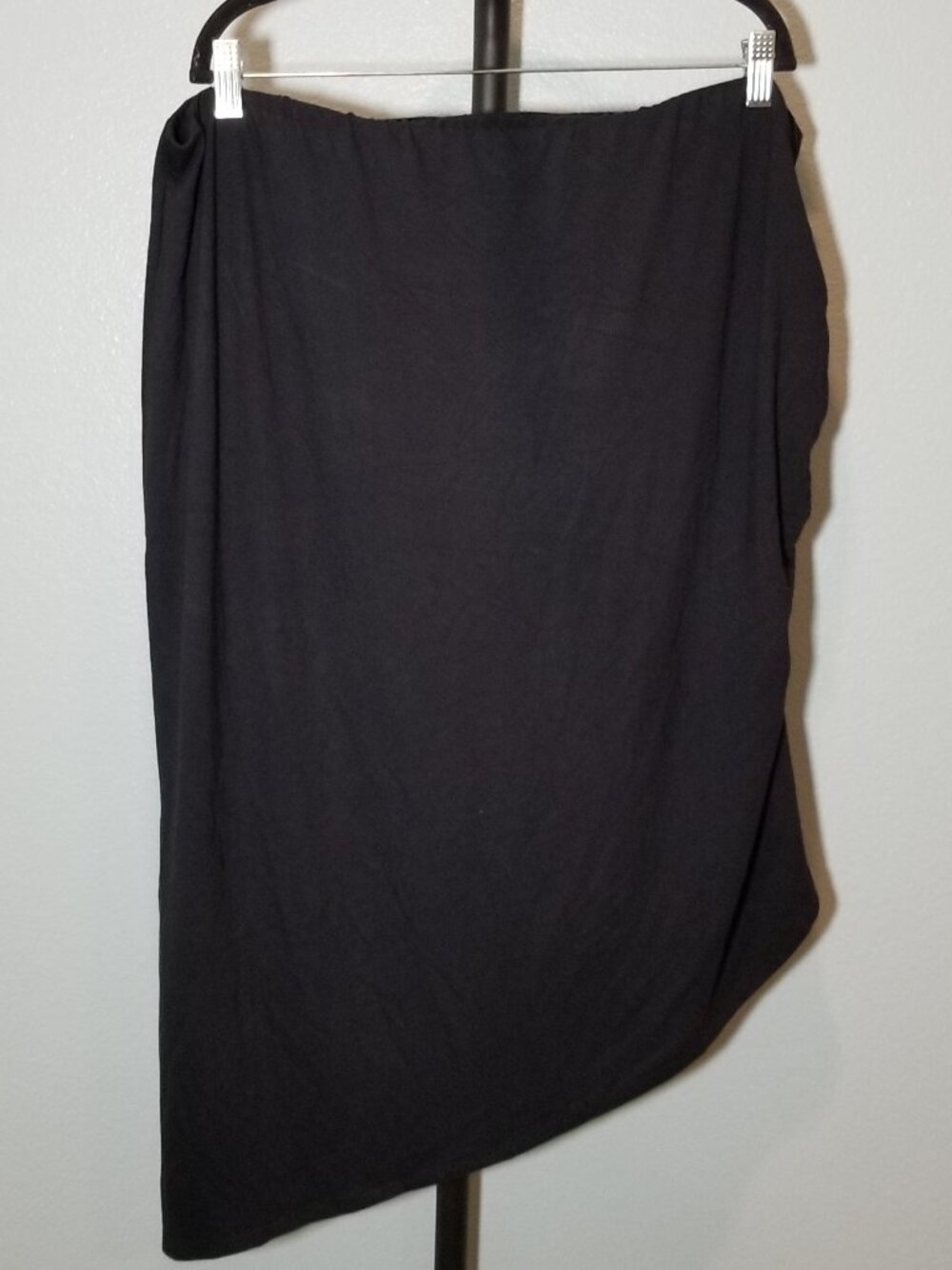 Venus Black Midi Knit Skirt Womens 1X Witchy Whimsigoth Fairy Grunge NWOT